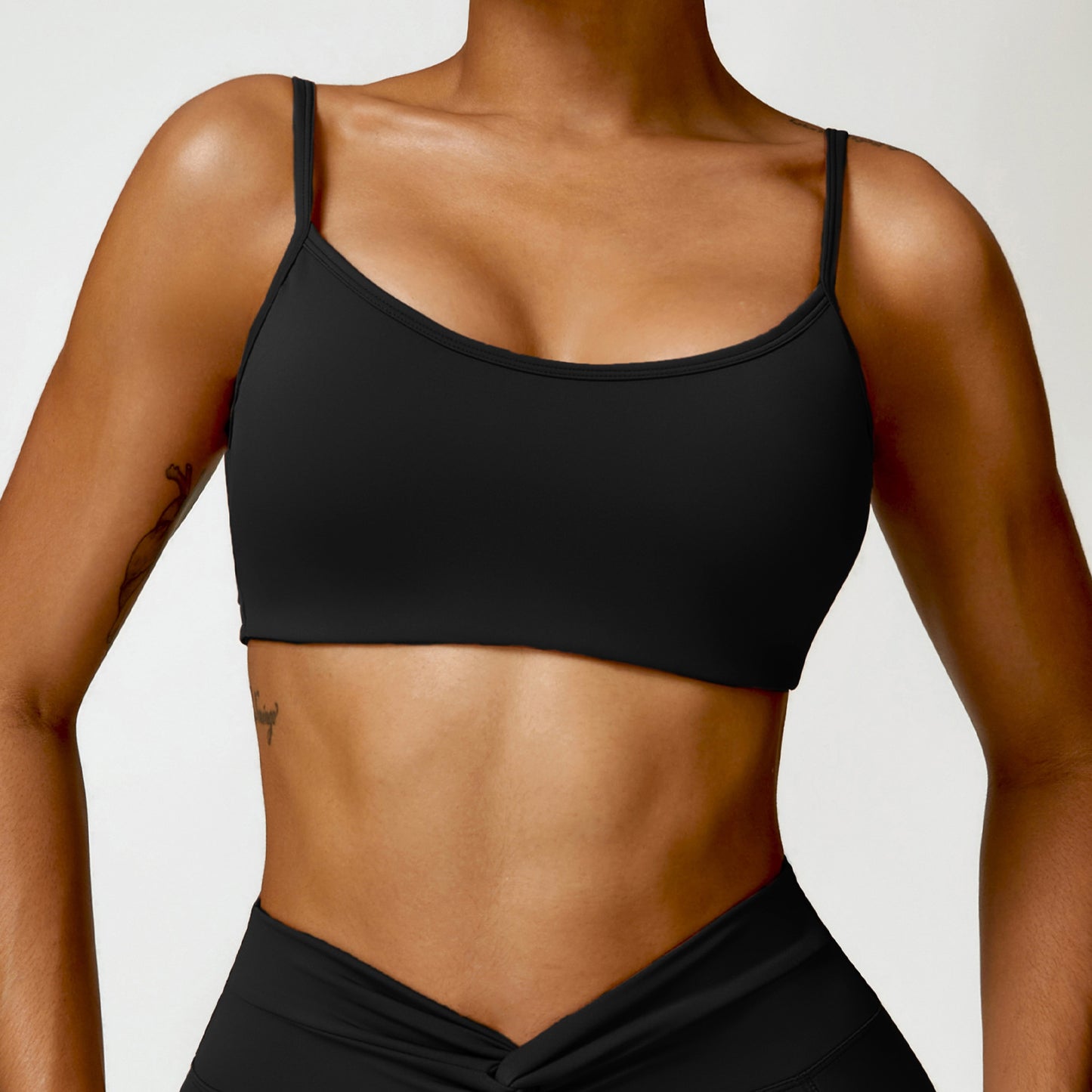 Naked Sling Beauty Back Yoga Bra Outer Wear Running Sports Underwear Push-up Tight Fitness Vest 8528