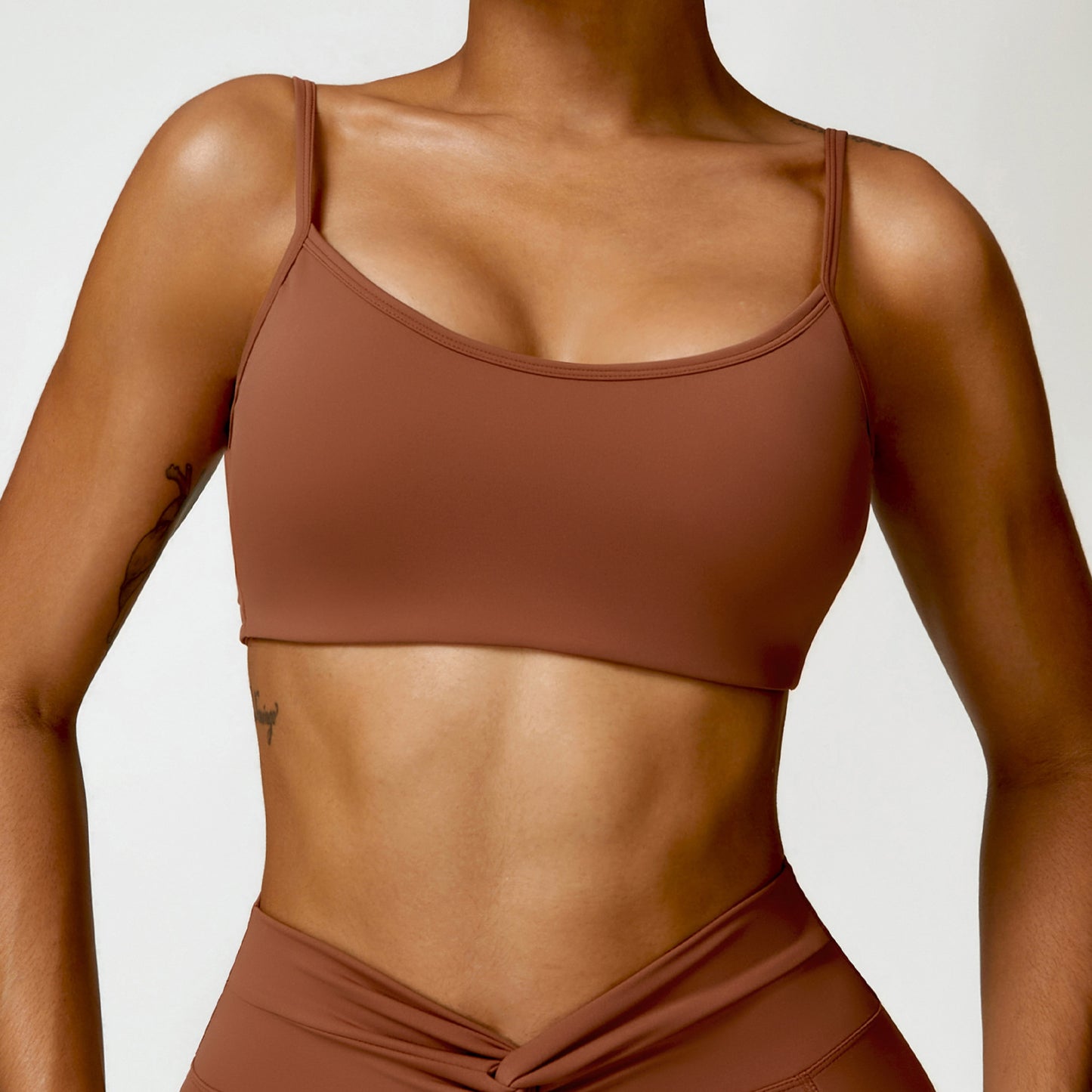 Naked Sling Beauty Back Yoga Bra Outer Wear Running Sports Underwear Push-up Tight Fitness Vest 8528