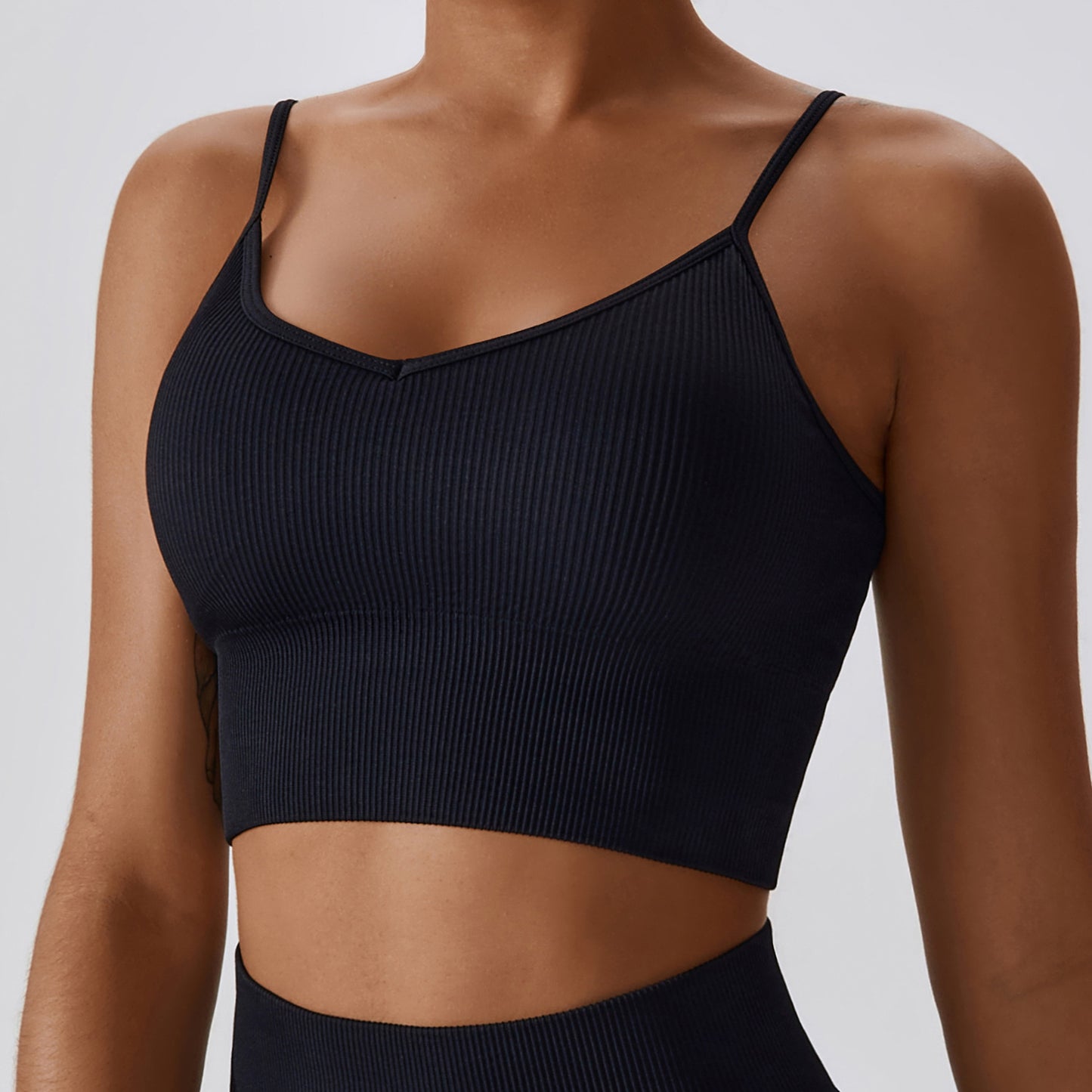 European And American Seamless Yoga Bra Outer Wear Running Sports Underwear Quick-drying Tight Fitness Yoga Clothing Women's 6866
