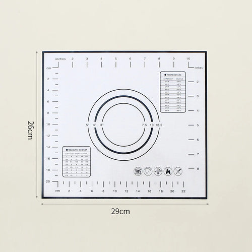 60/50/40cm Silicone Pad Baking Mat Sheet Kneading Dough Mat For