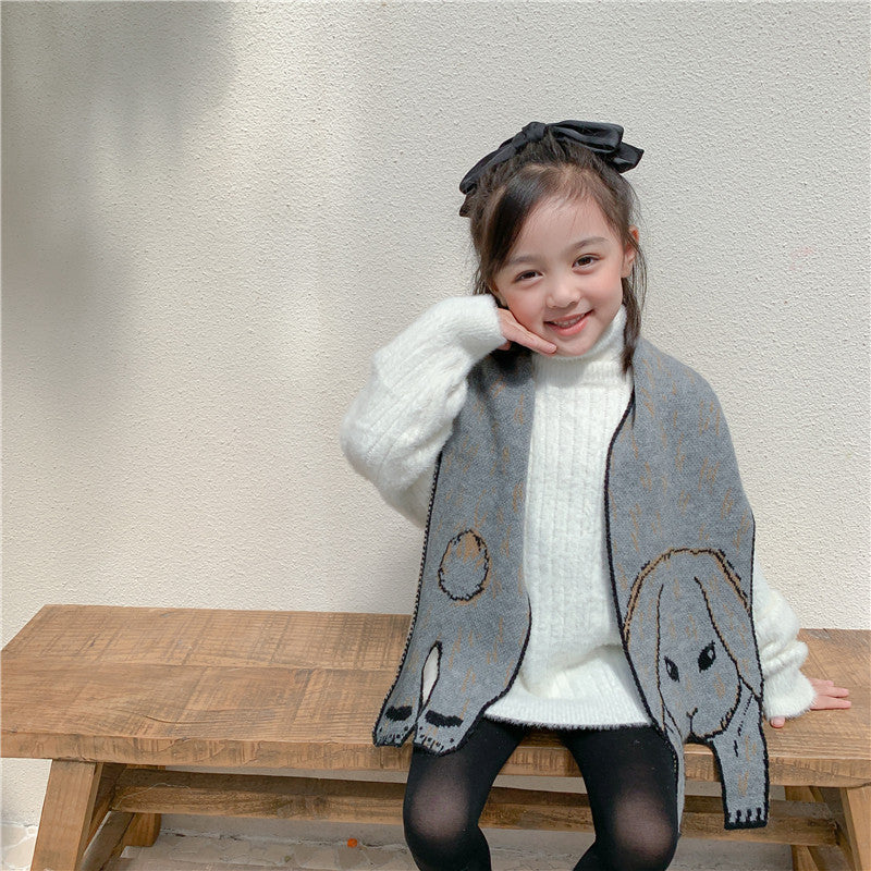Children's Scarf Girls Neck Scarf Warm