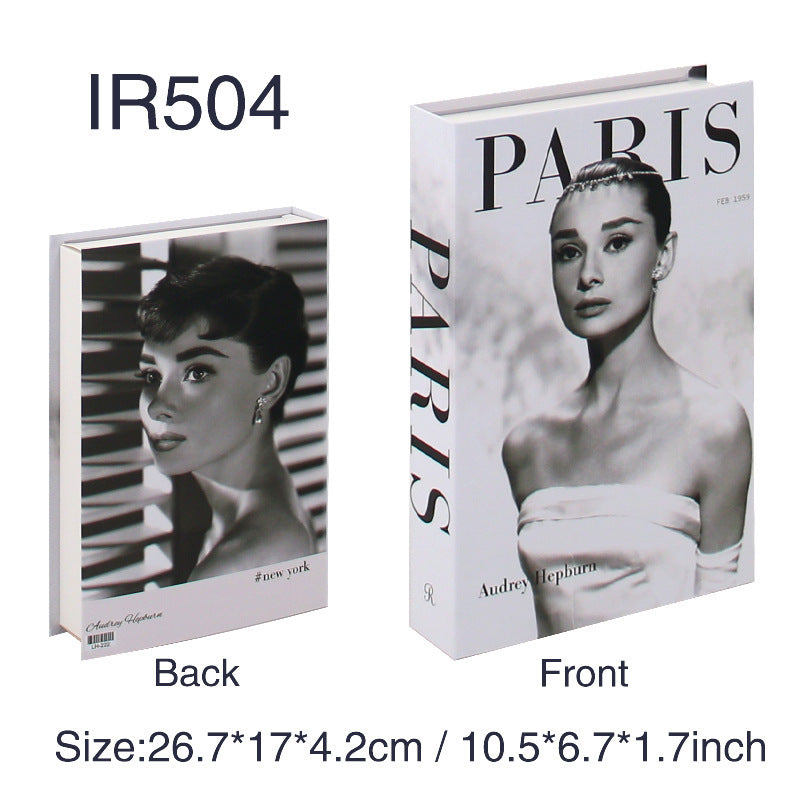 Fashion Simple Style Prop Books Fake Book Magazine Ornaments