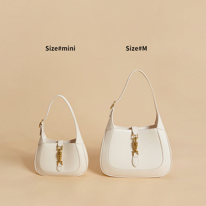 First Layer Cowhide Underarm Bag Shoulder Bag Women''s Bag