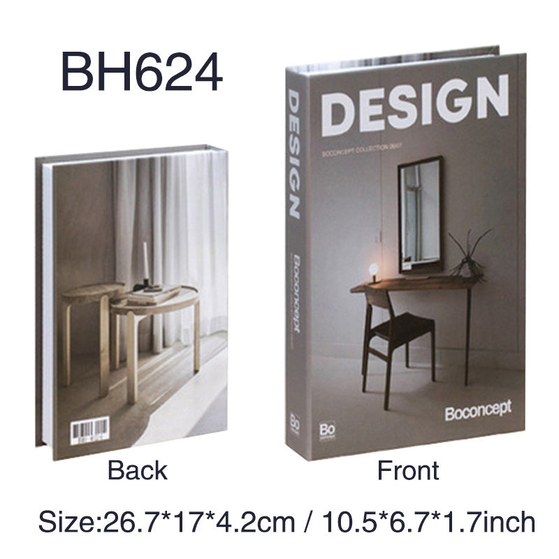 Fashion Simple Style Prop Books Fake Book Magazine Ornaments