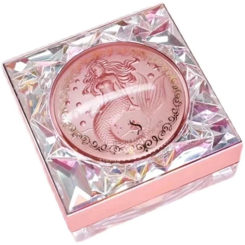 Mermaid Bright Crystal Mist Powder Finishing Loose Powder Waterproof Concealer Oil Control Powder