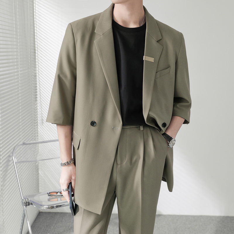 Two-piece Men's Drape Suit Men's Suit