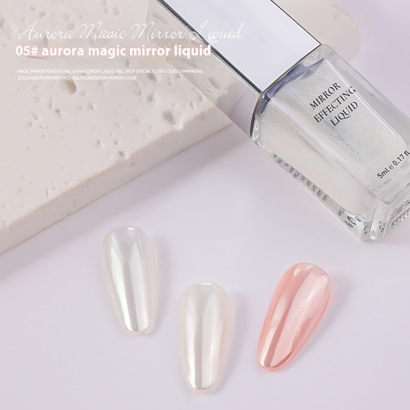 Nail Liquid Magic Mirror Effect Powder Moonlight Powder Aurora Powder Mirror Powder