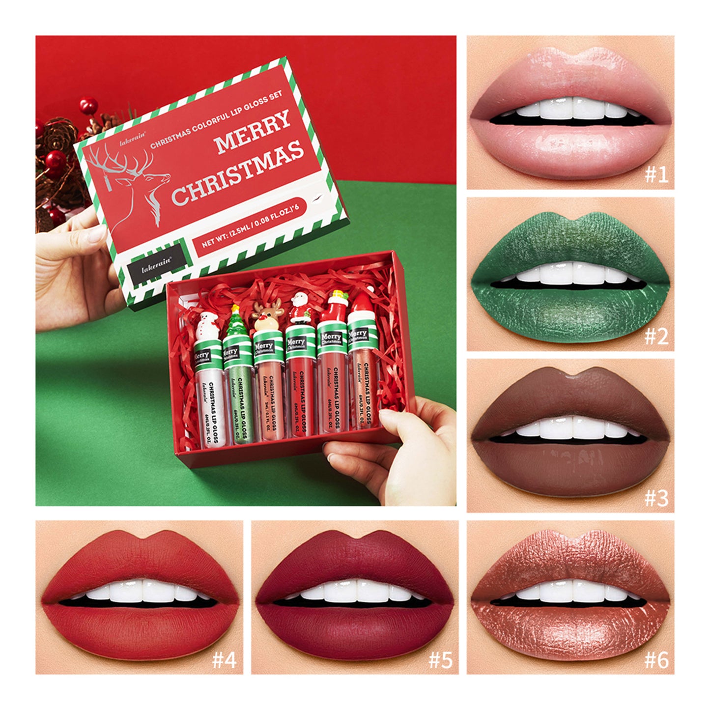 Liquid Mouth Red Lip Gloss Set