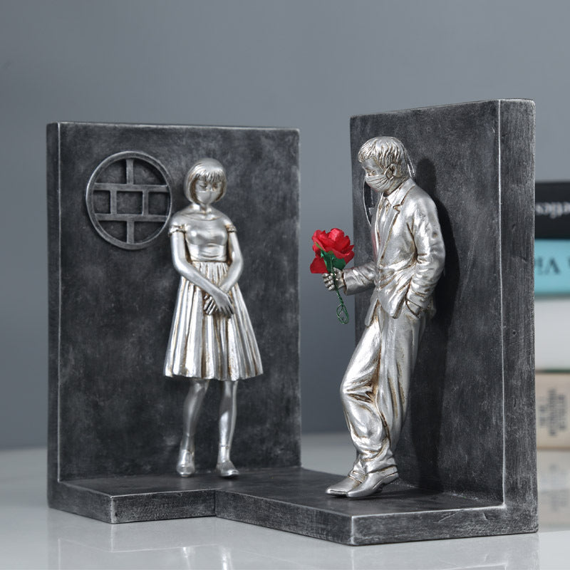 Modern Creative Bookends Books Stand By Ornaments