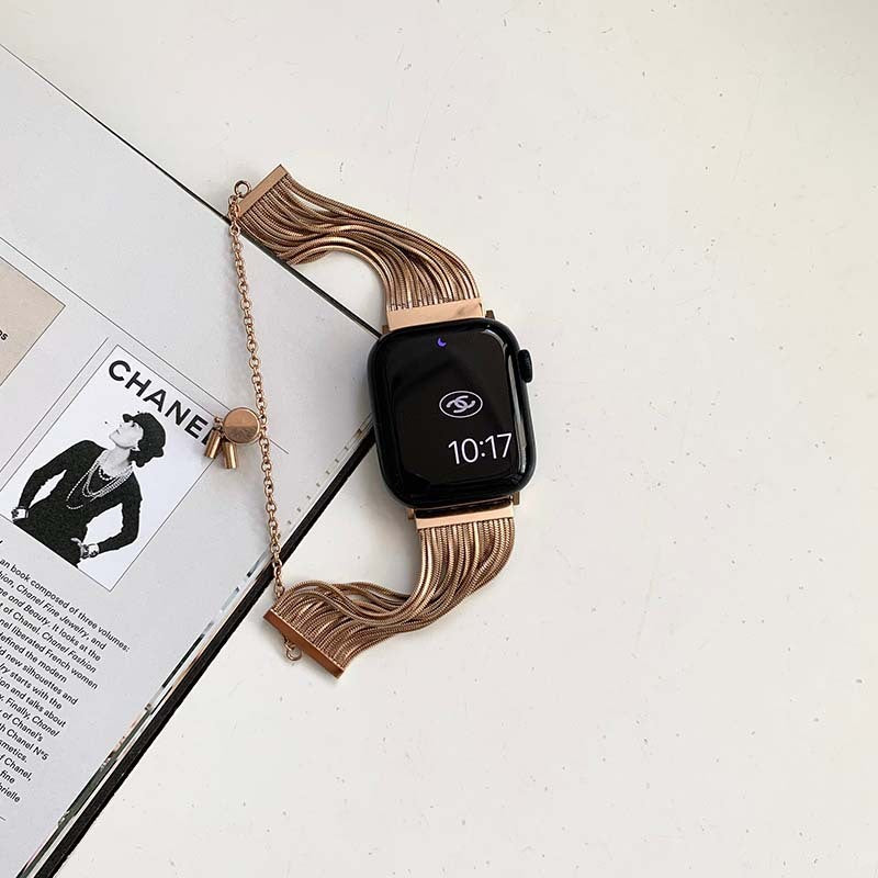 Applicable Watches Starlight Color Tassel Strap