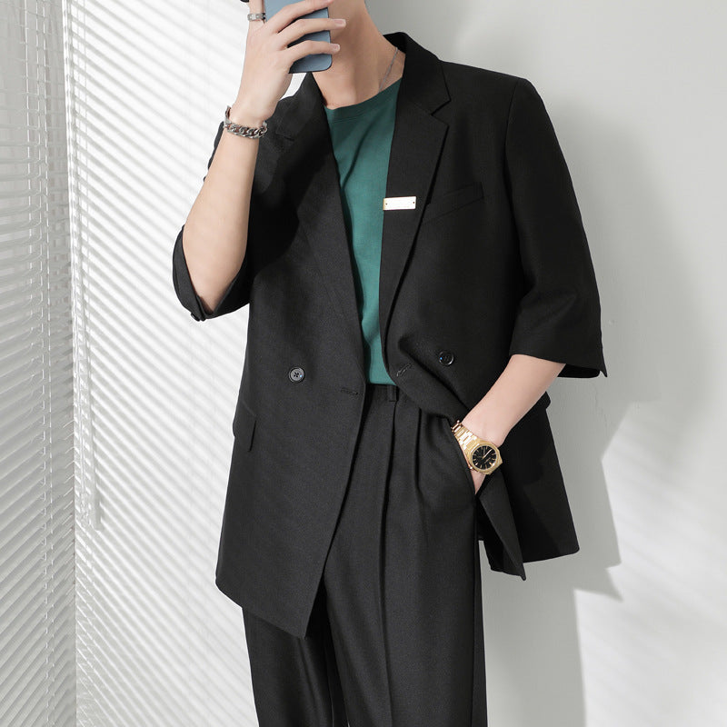 Two-piece Men's Drape Suit Men's Suit