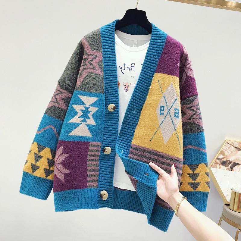 Women Coat Sweater Loose And Thick