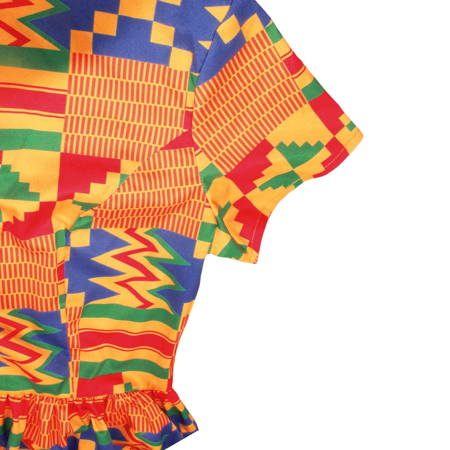 African Style Summer New Short-sleeved Dress