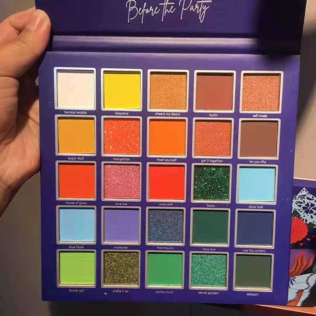 25 Color Eyeshadow Palette Red Girl Mashed Potatoes