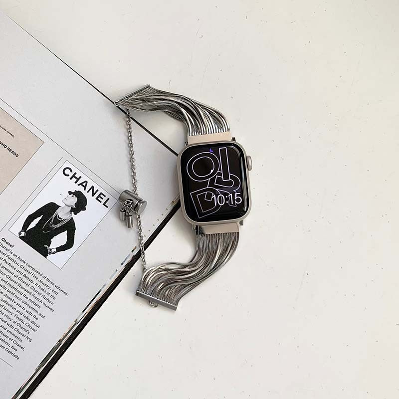 Applicable Watches Starlight Color Tassel Strap
