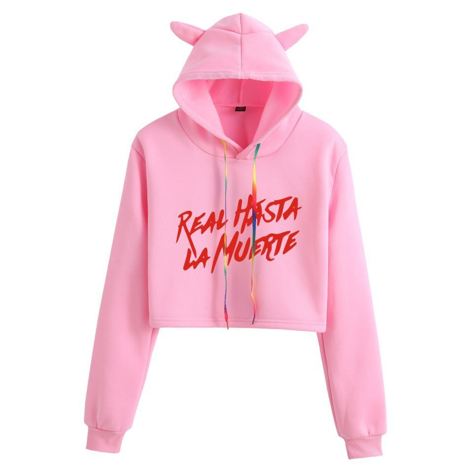 Trendy Personality Cat Ear Sweater Women