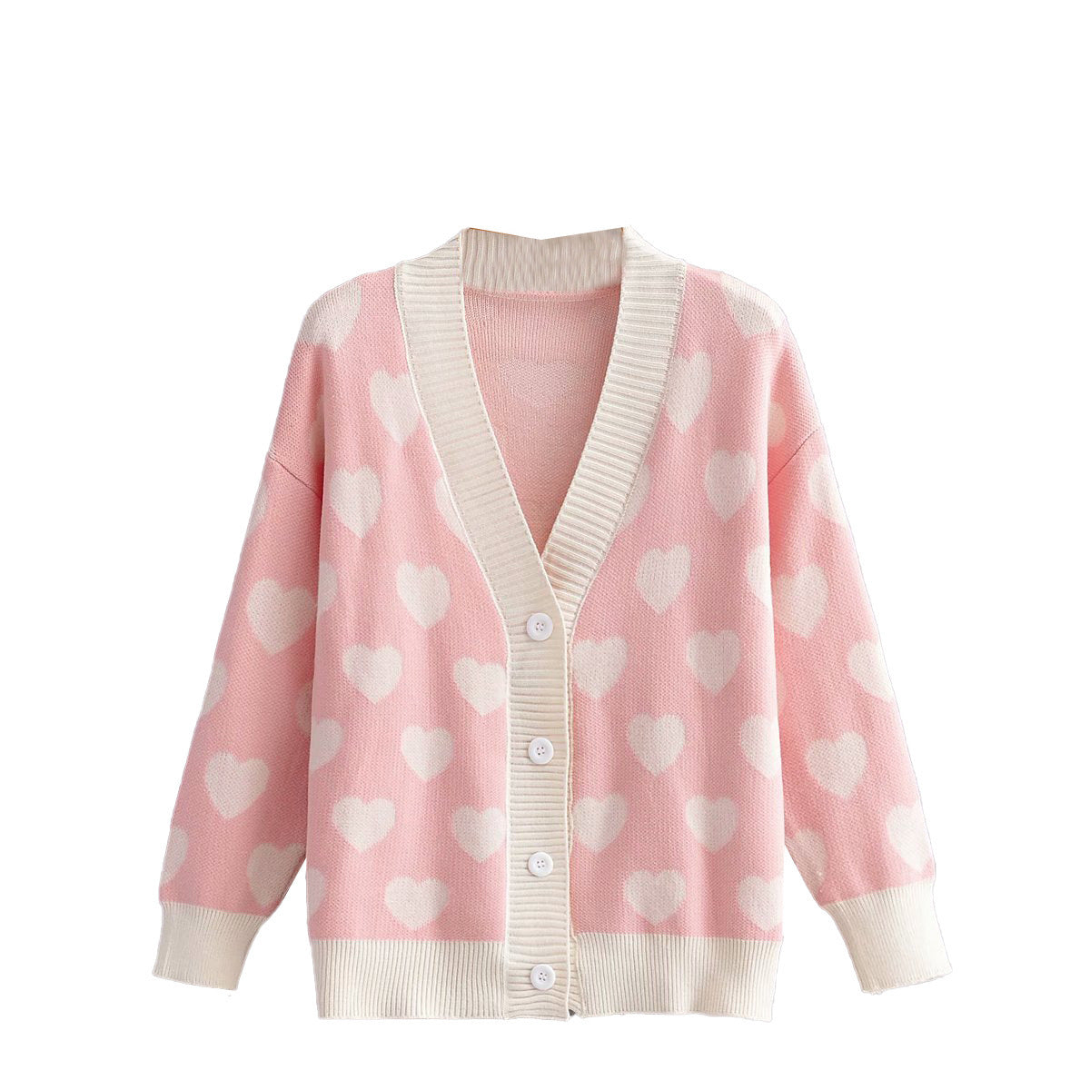 Cardigan Knitted Sweater Student Jacket Women