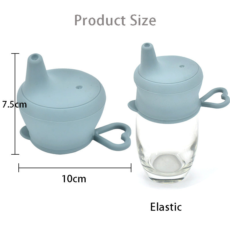 Baby Silicone Cup Lid Splash-proof Cover Feeding Cup Lid Is Free Of BPA