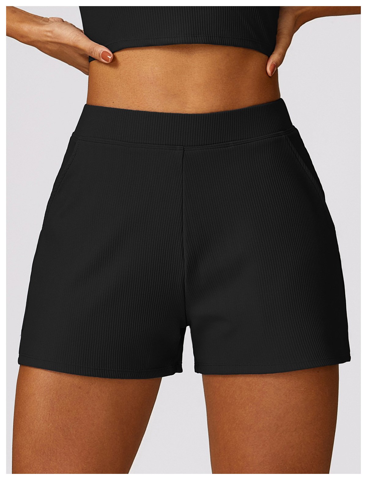Spring Loose Casual Sports Shorts Threaded All-match Quick-drying Yoga Running Fitness Shorts Women's 8526