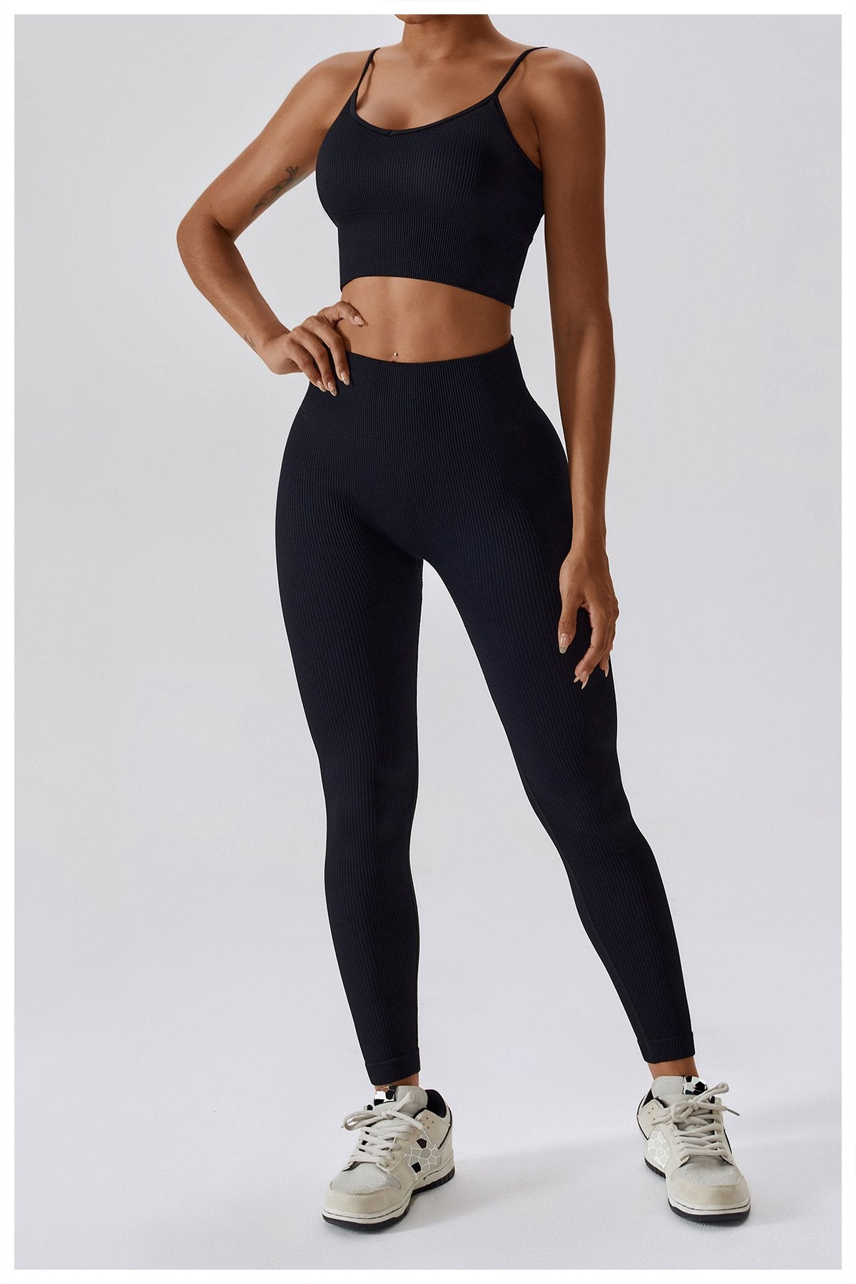 European And American Seamless Yoga Bra Outer Wear Running Sports Underwear Quick-drying Tight Fitness Yoga Clothing Women's 6866