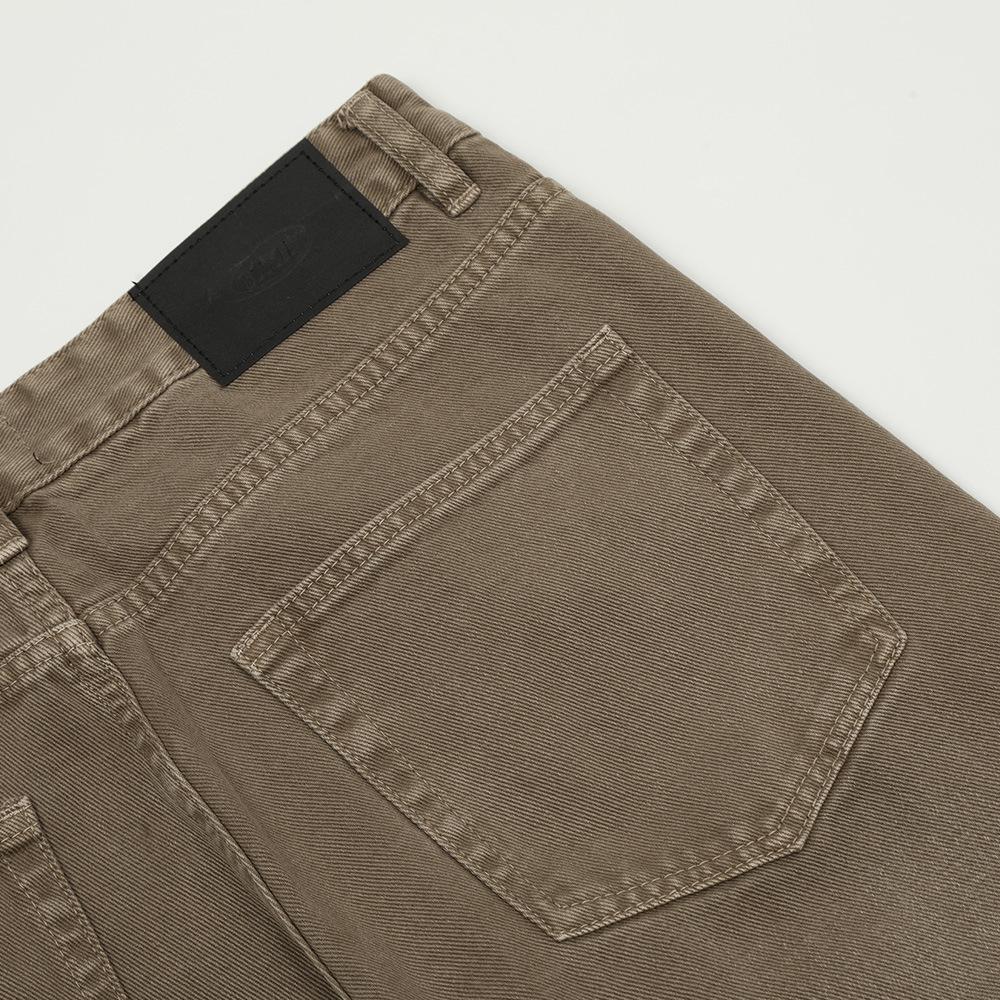 Additional Wash Water Jeans Men's Street Trendy Retro Punk Loose Wide Leg Straight Pants Casual All-match Torre Pants