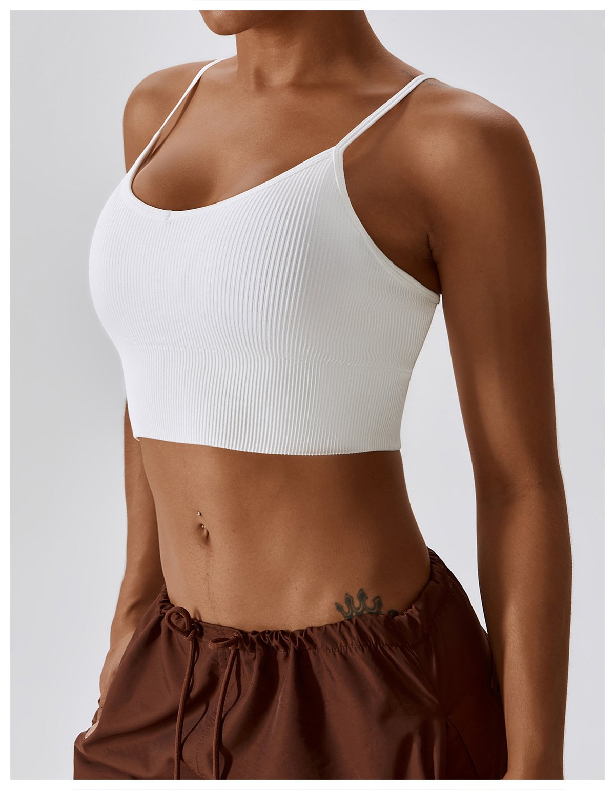 European And American Seamless Yoga Bra Outer Wear Running Sports Underwear Quick-drying Tight Fitness Yoga Clothing Women's 6866