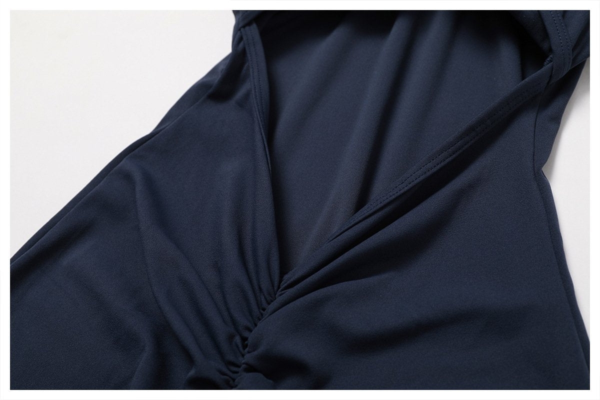 The United States Hollow-out Back Jumpsuit Peach Hip-lifting Sports Fitness Suit Micro-hora Jumpsuit Yoga Suit