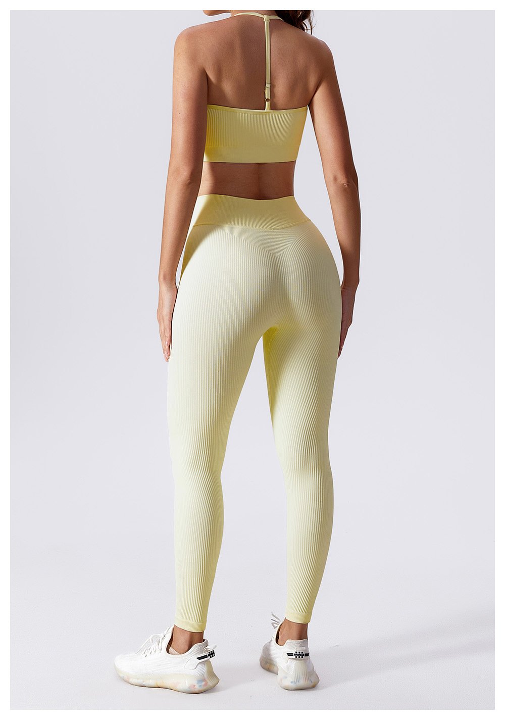 Seamless Tight Yoga Pants Women's Quick-drying High-waist Running Sports Pants Peach Hip Hip-lifting Fitness Pants