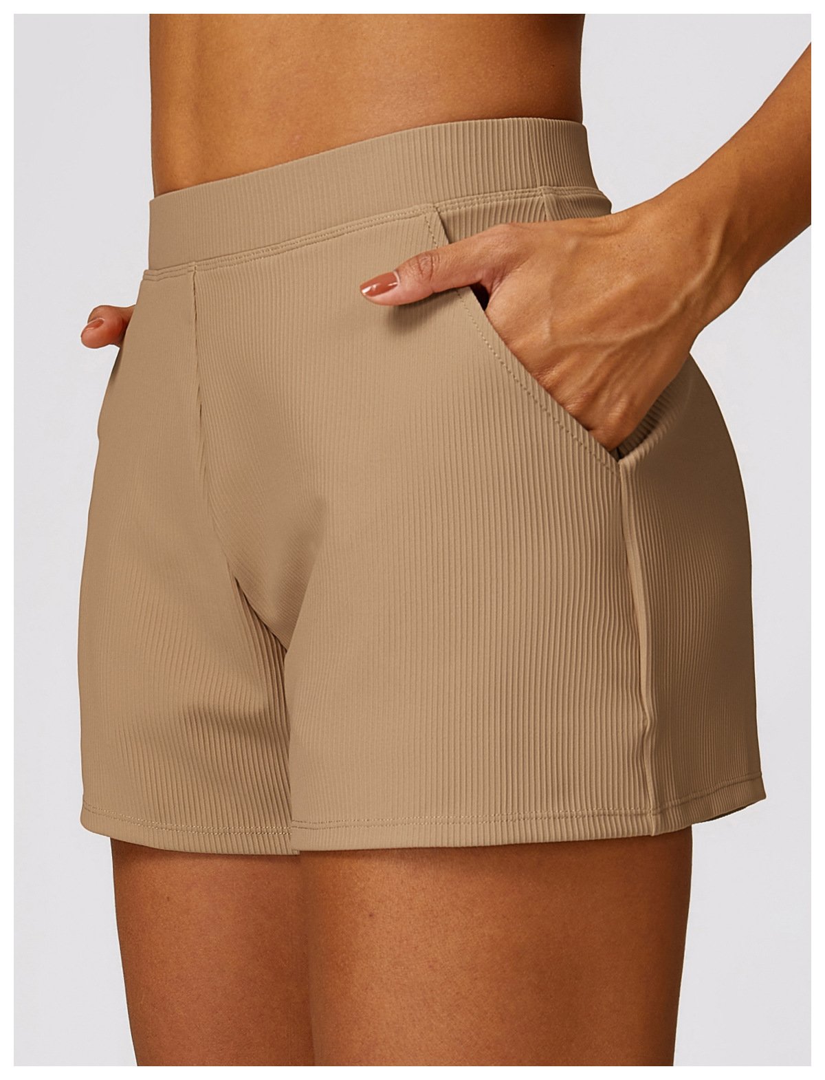 Spring Loose Casual Sports Shorts Threaded All-match Quick-drying Yoga Running Fitness Shorts Women's 8526
