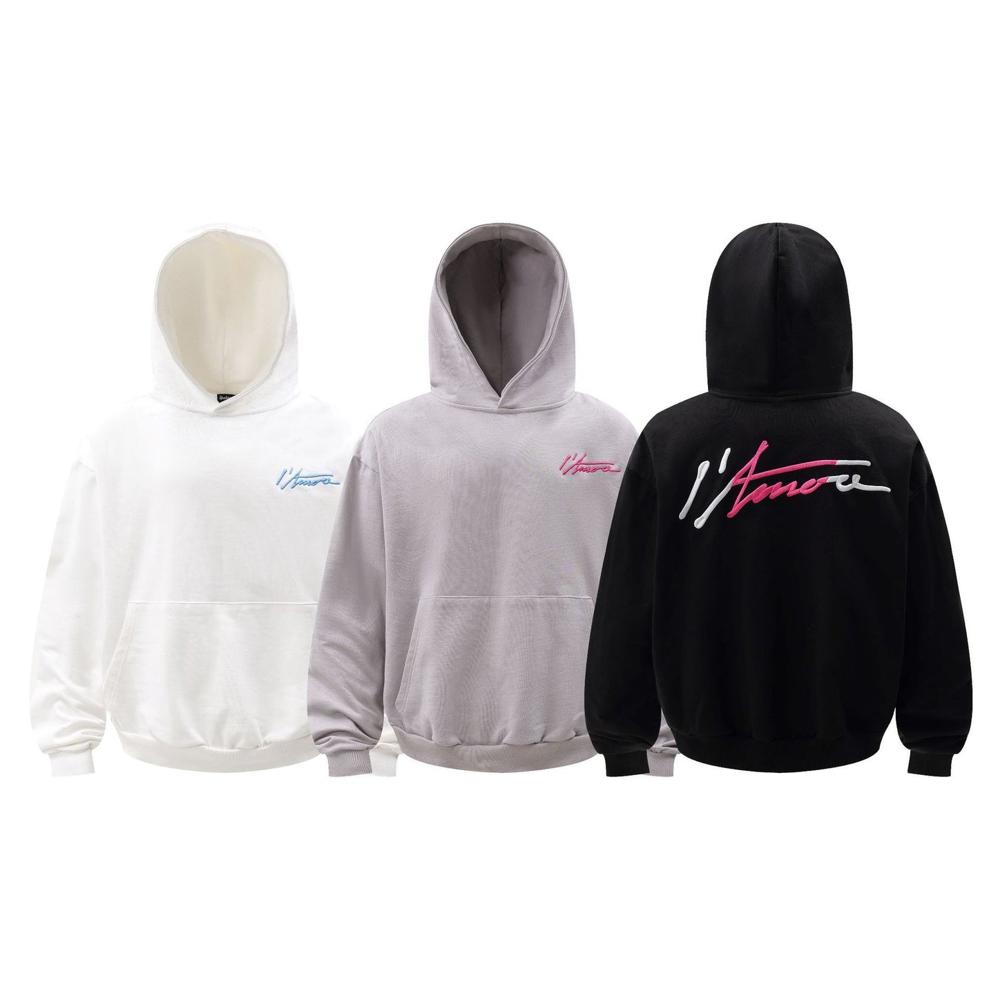 Tide Brand High Street Hand-painted Letters Hoodie Hip-hop Loose Casual Top For Men And Women Autumn New Arrival