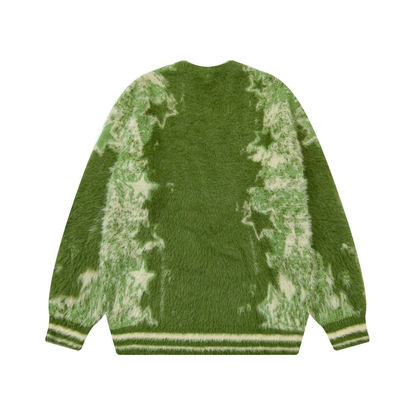 American Star Camouflage Gradient Sweater Men's And Women's 2024 Autumn And Winter New Niche Design Sense Knitwear