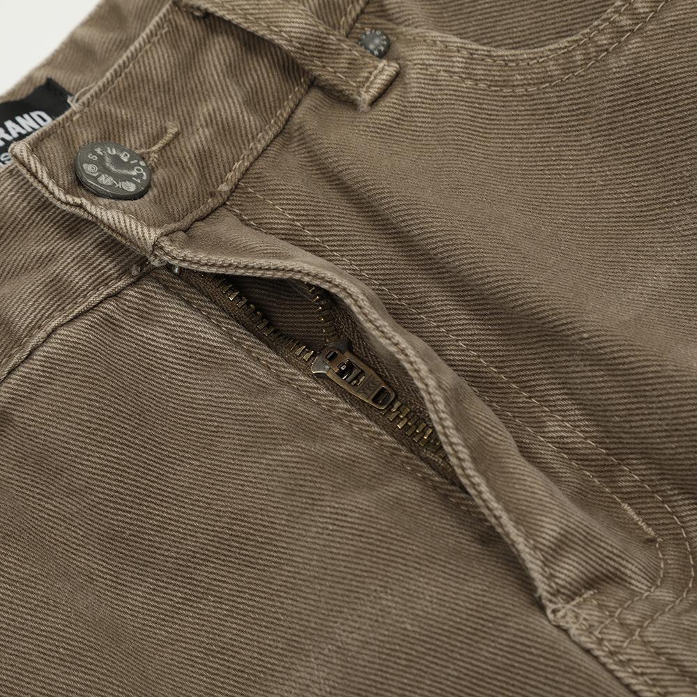 Additional Wash Water Jeans Men's Street Trendy Retro Punk Loose Wide Leg Straight Pants Casual All-match Torre Pants