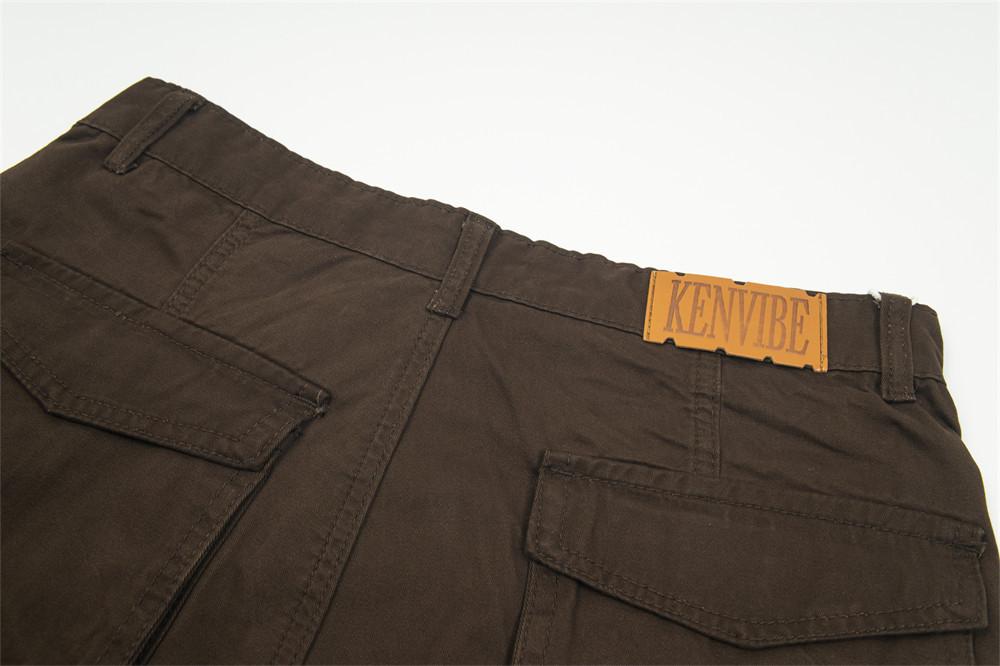 Vibe Fashion Brand High Street Loose Wide Leg Workwear Trousers Men's And Women's Casual Rock Metal Design Sense Straight Pants