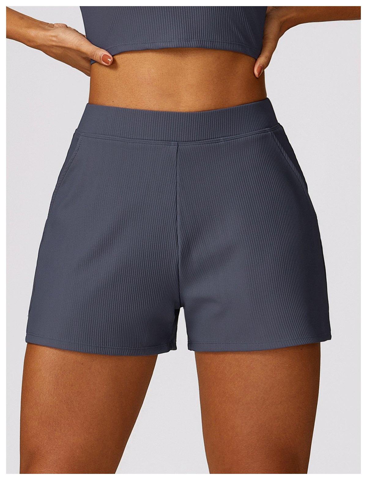 Spring Loose Casual Sports Shorts Threaded All-match Quick-drying Yoga Running Fitness Shorts Women's 8526