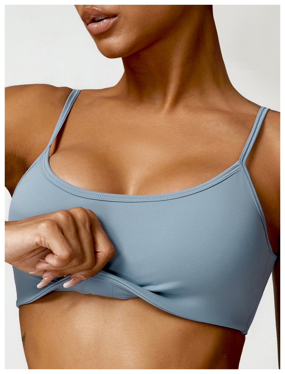 Naked Sling Beauty Back Yoga Bra Outer Wear Running Sports Underwear Push-up Tight Fitness Vest 8528