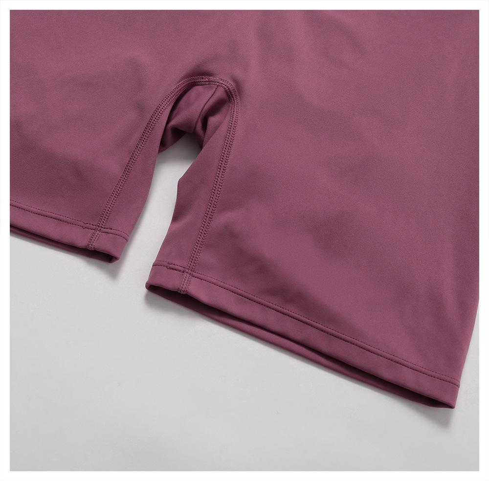 European And American Naked Tight Yoga Shorts Women's High Waist Hip-lifting Fitness Pants Running Tight Sports Shorts 8233