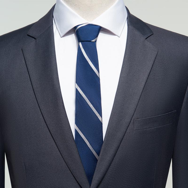 Black Elegant Suit Suit Men's Two-Piece Korean Style Slim-Fit Work Small Suit Best Man Groom Wedding Dress