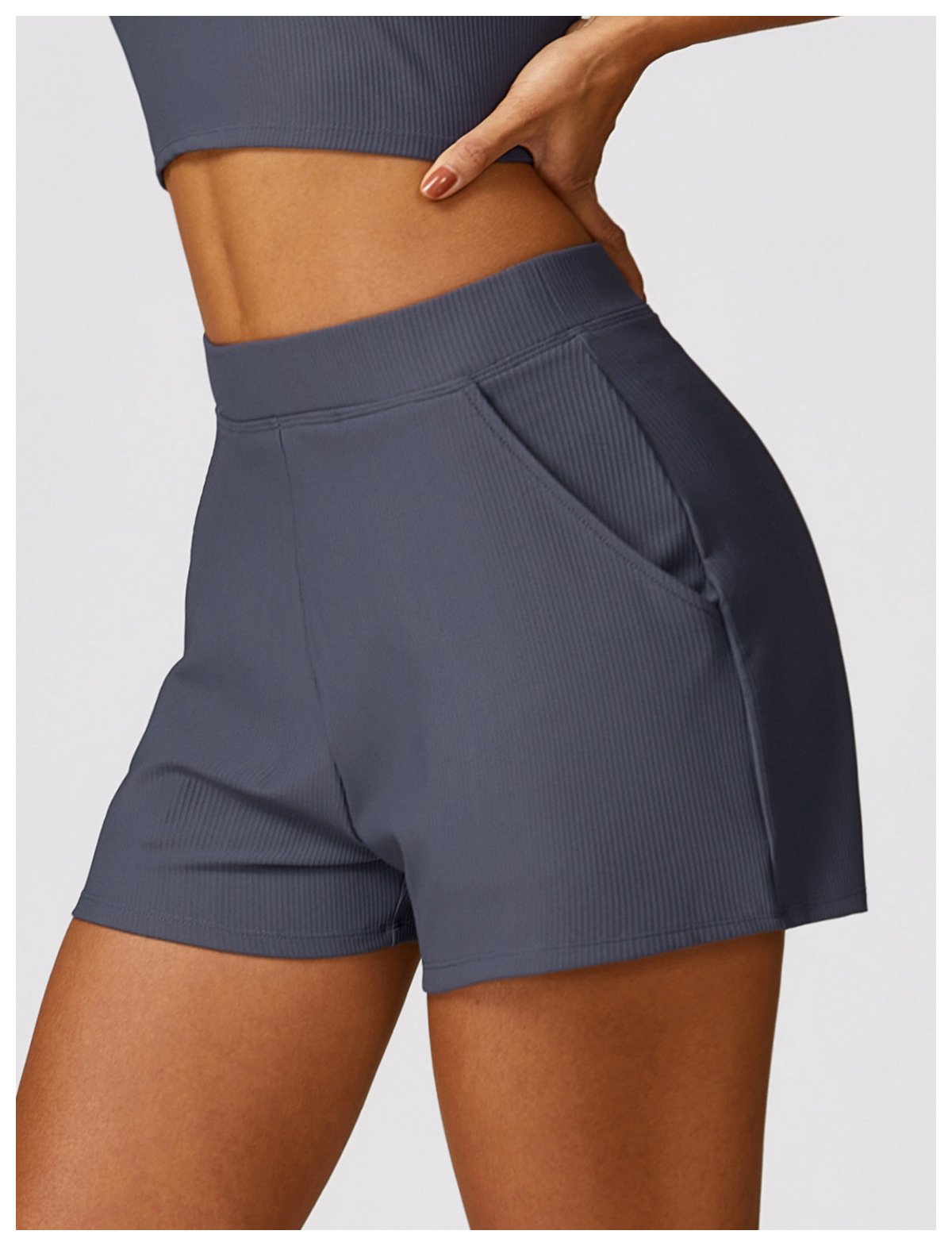 Spring Loose Casual Sports Shorts Threaded All-match Quick-drying Yoga Running Fitness Shorts Women's 8526