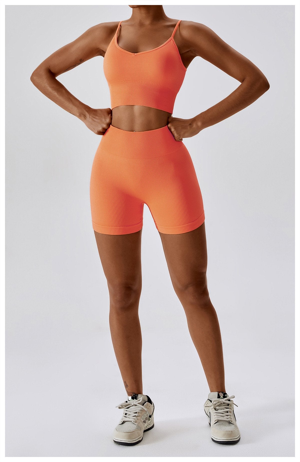 European And American Seamless Yoga Bra Outer Wear Running Sports Underwear Quick-drying Tight Fitness Yoga Clothing Women's 6866