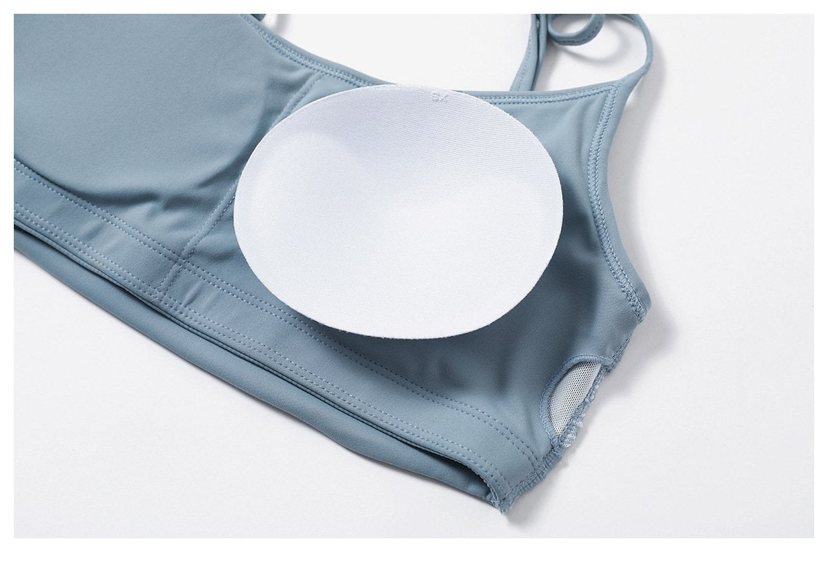 Naked Sling Beauty Back Yoga Bra Outer Wear Running Sports Underwear Push-up Tight Fitness Vest 8528
