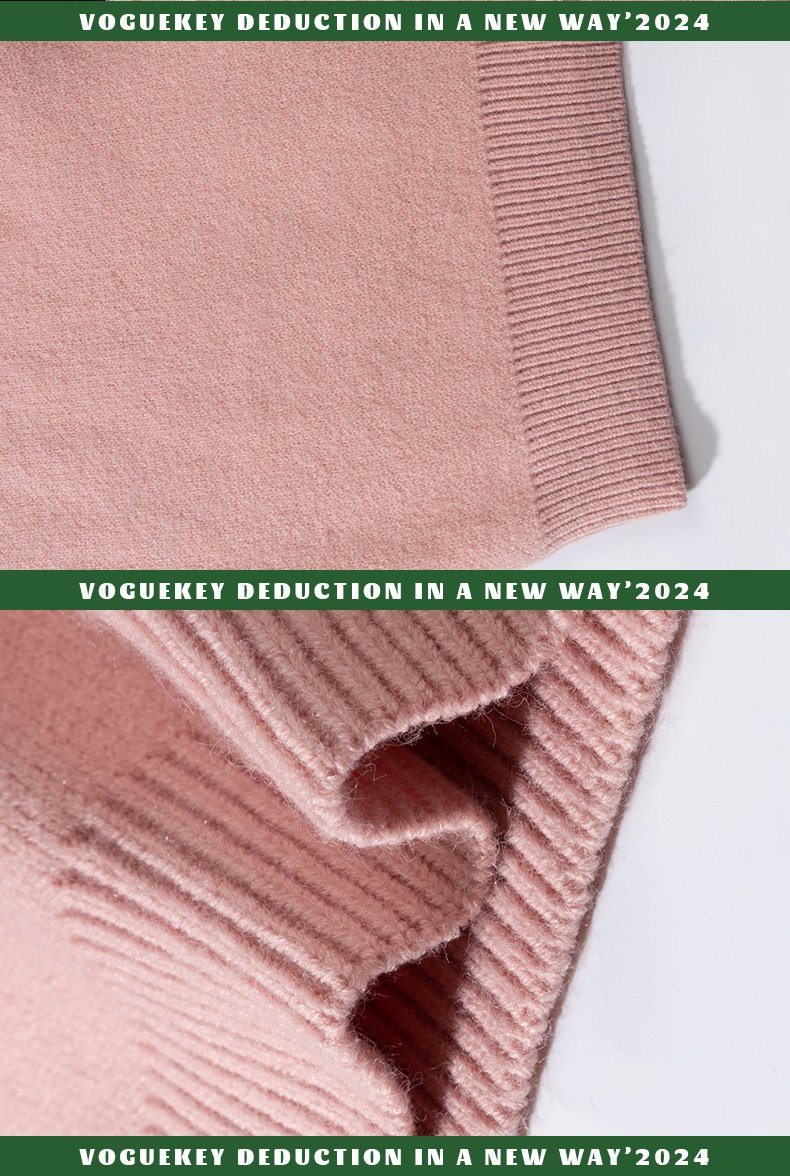 Three Stripes Striped Collar Jacket 2024 Autumn New Loose Retro Knitted Sweater Jacket