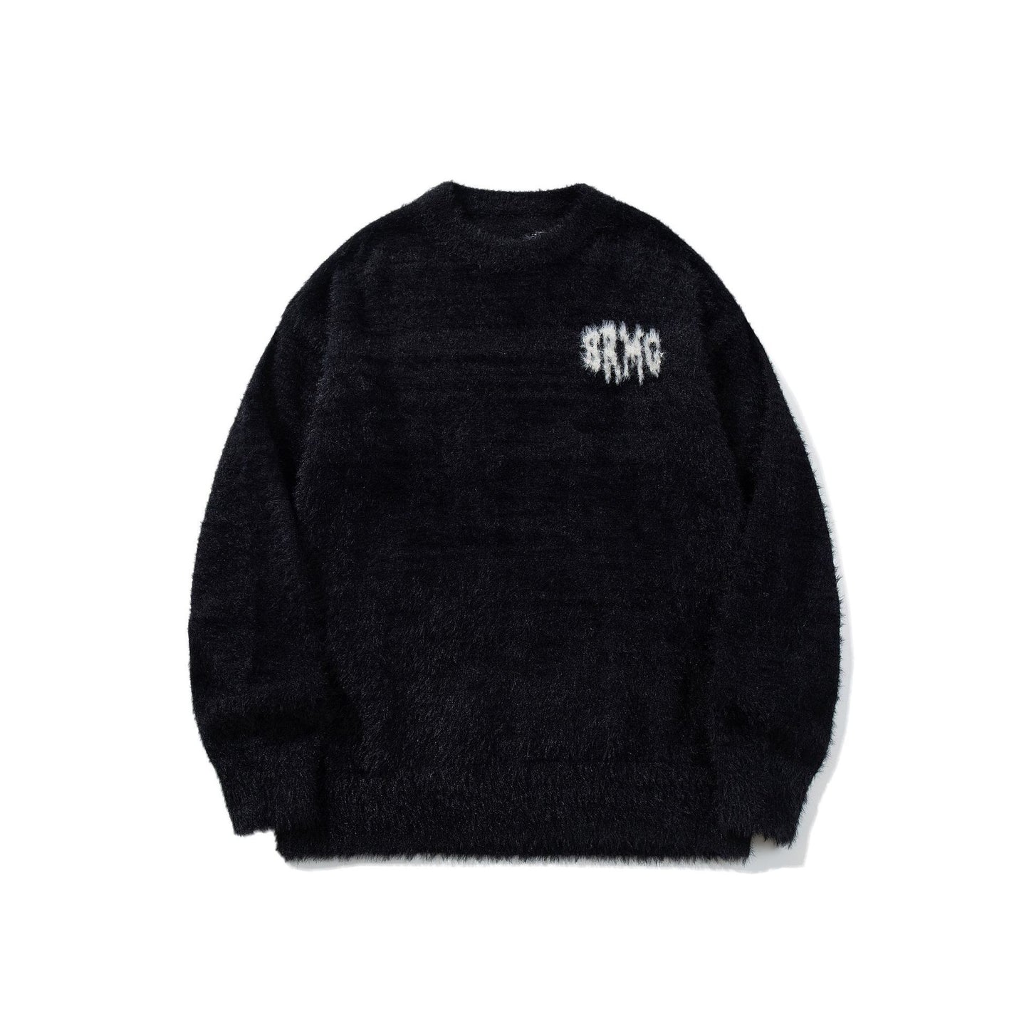 Vintage Vintage Sweater Alphabet Jacquard Soft Waxy Sweater Men's And Women's Loose National Fashion Brand Sweater