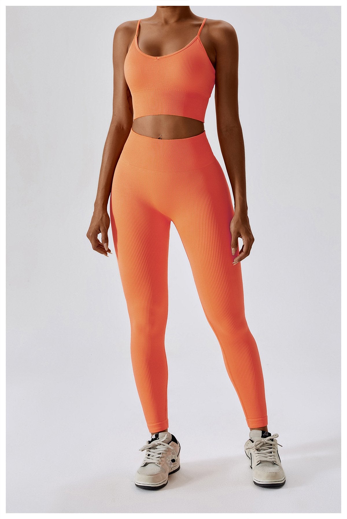 European And American Seamless Yoga Bra Outer Wear Running Sports Underwear Quick-drying Tight Fitness Yoga Clothing Women's 6866