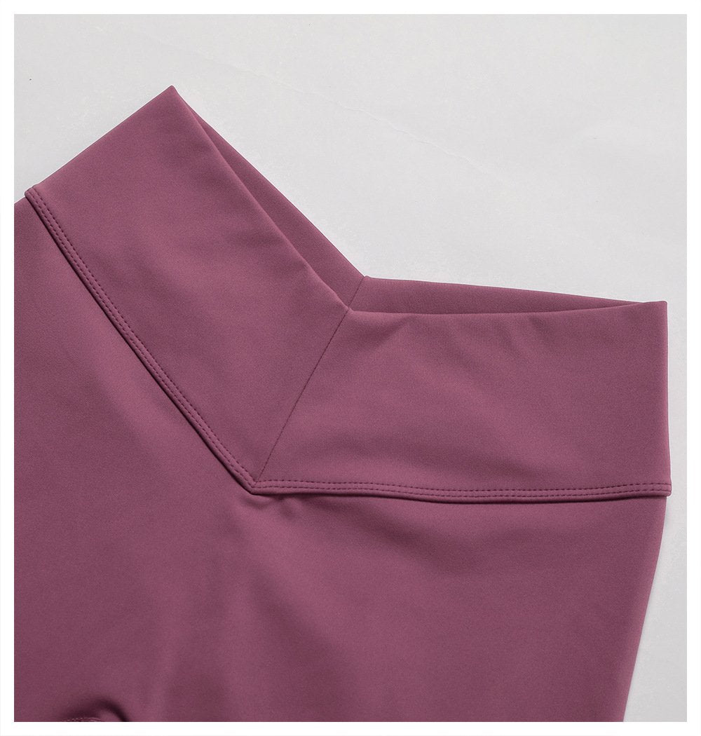 Body Shaping Abdominal Riding Running Fitness Pants Hip Naked Yoga Pants Women's Training Stretch Tight Pants 8233