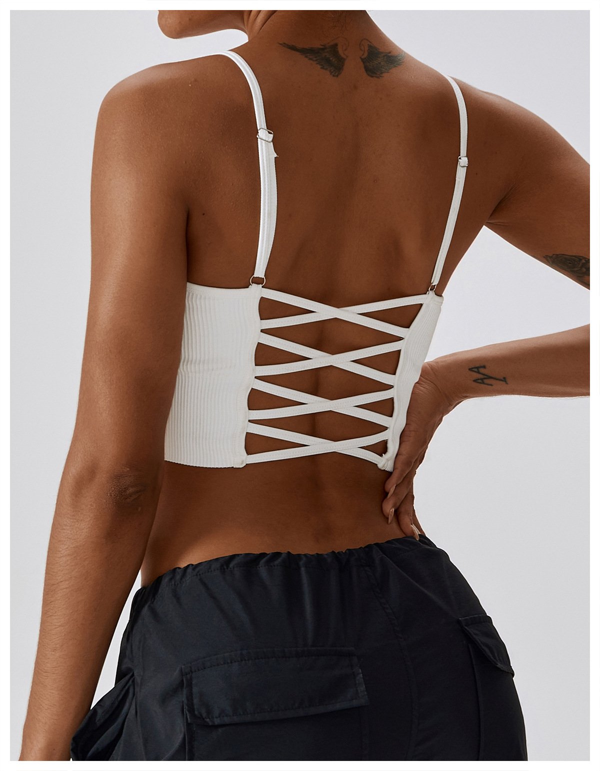 European And American Seamless Yoga Bra Outer Wear Running Sports Underwear Quick-drying Tight Fitness Yoga Clothing Women's 6866