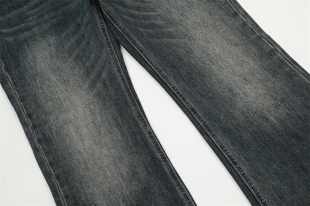 Trendy Brand High Street Flared Pants Men's European And American Trendy Design Sense Niche Loose Casual Micro Denim Pants