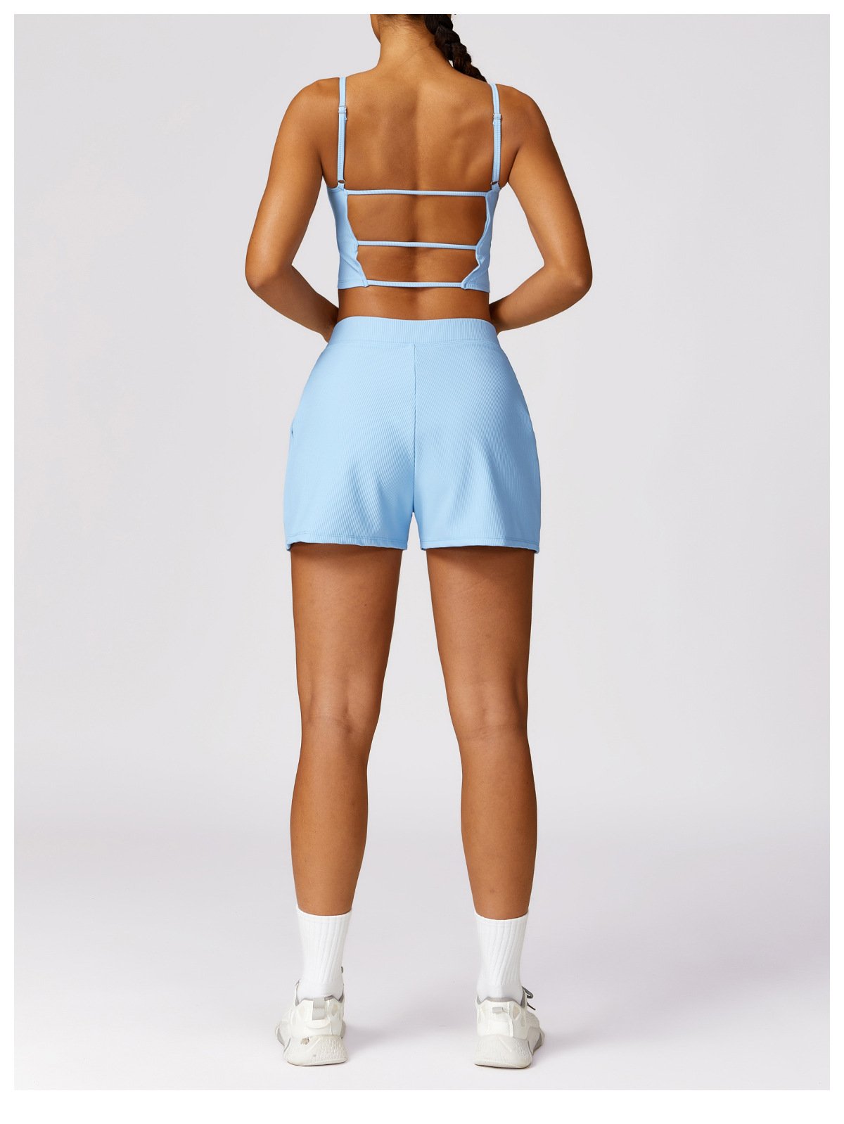 Spring Loose Casual Sports Shorts Threaded All-match Quick-drying Yoga Running Fitness Shorts Women's 8526