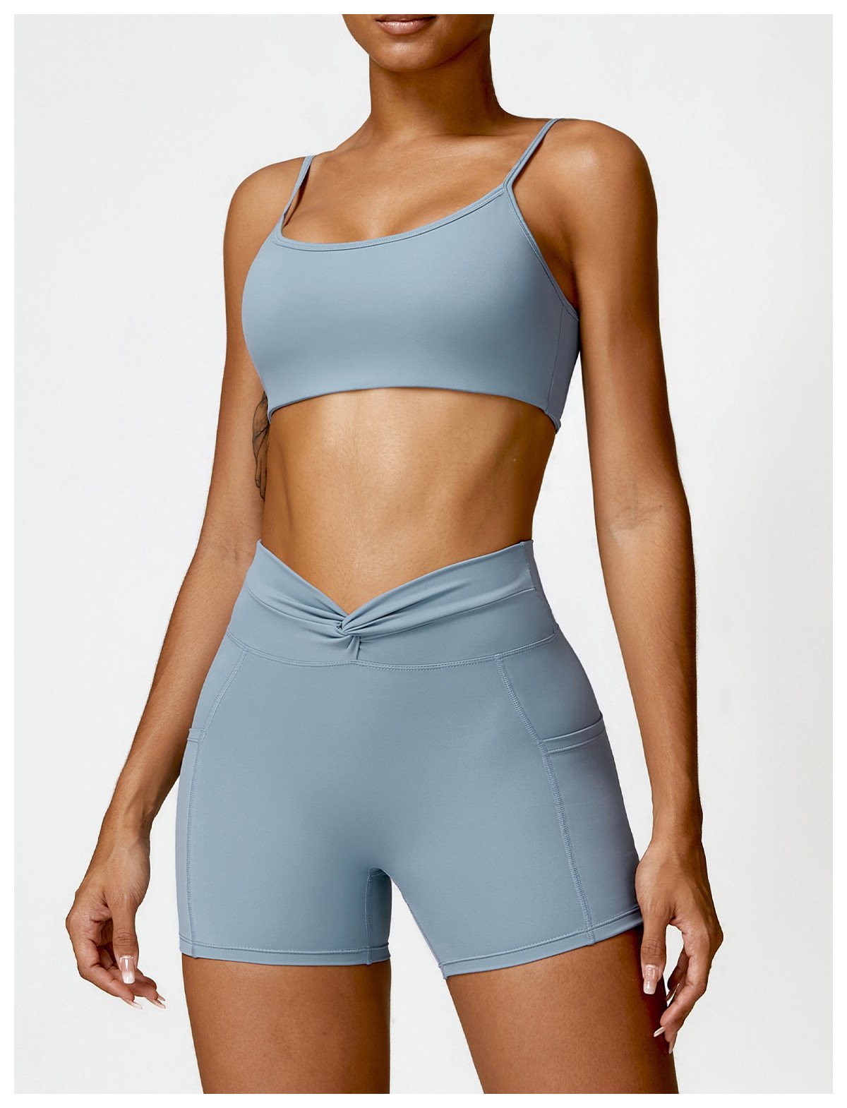 Naked Sling Beauty Back Yoga Bra Outer Wear Running Sports Underwear Push-up Tight Fitness Vest 8528