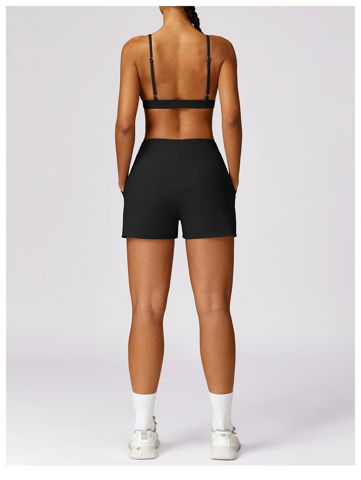 Spring Loose Casual Sports Shorts Threaded All-match Quick-drying Yoga Running Fitness Shorts Women's 8526