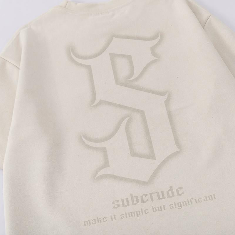 Streetwear Vintage Graphic Print T Shirt Loose Tees Top Suede Short Sleeve Hip Hop Fashion Summer Casual